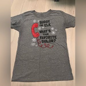 “BUDDY THE ELF WHATS YOUR FAVORITE COLOR?” tee